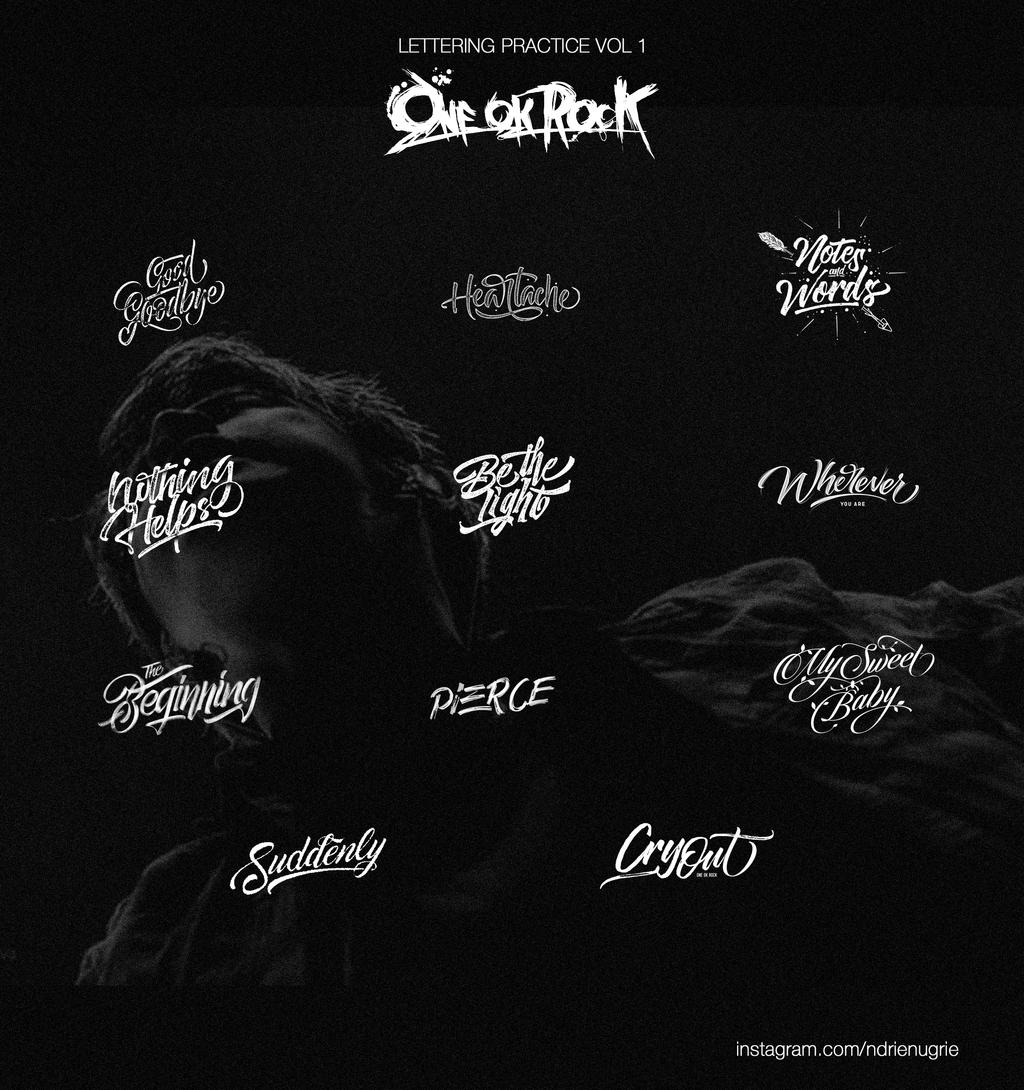 One Ok Rock Typography By Ndrienugrie On Deviantart