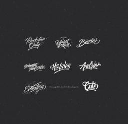 Practice daily lettering / typography