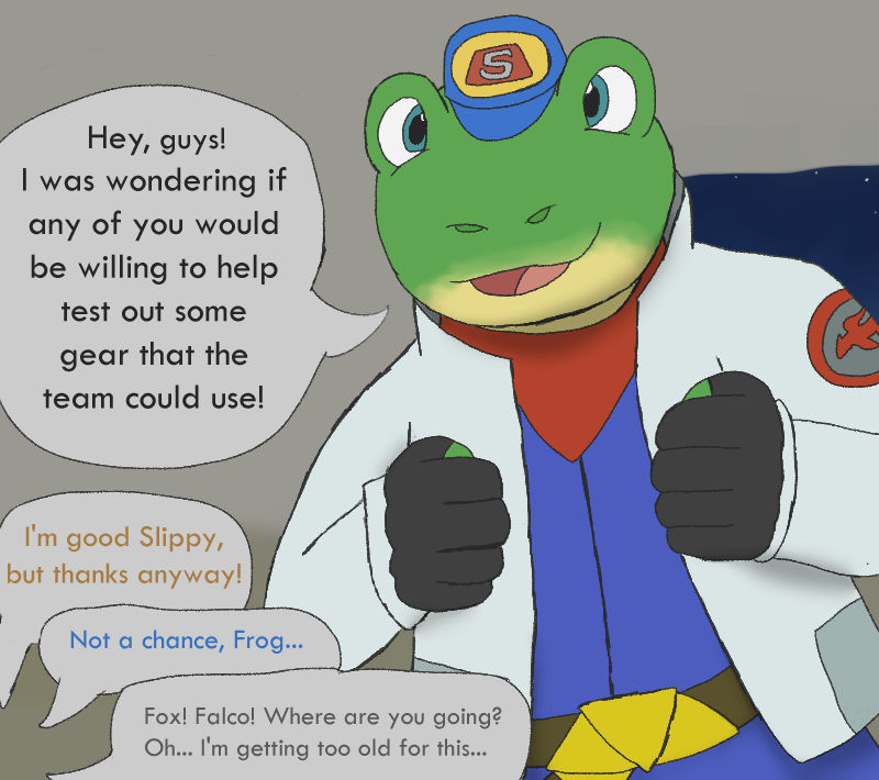 StarFox - Slippy Toad needs some help! by AstroWonder98 on DeviantArt