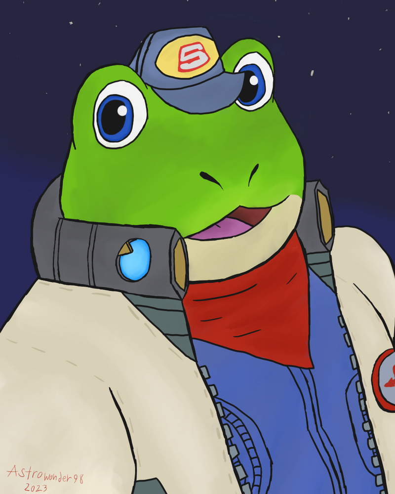 StarFox - Slippy Toad (2023) by AstroWonder98 on DeviantArt