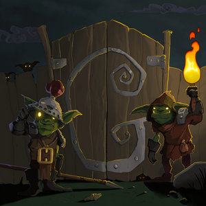 Green Goblins Guarding Gate Gif