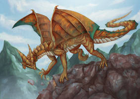 Copper dragon