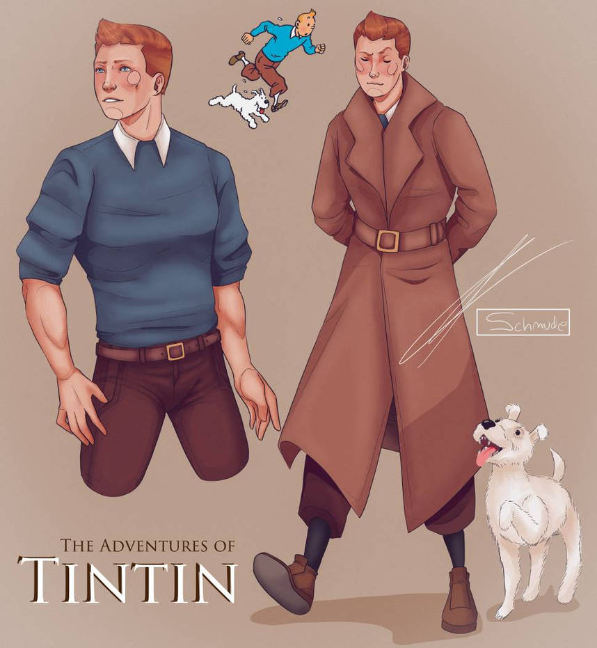 Tintin Deviantart Tintin by Schmude on DeviantArt