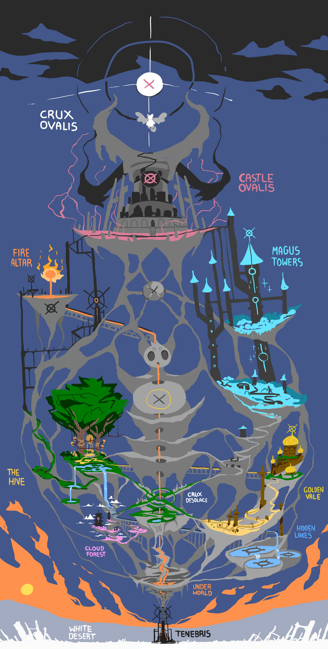 Fake RPG World Map by sutihukka on DeviantArt