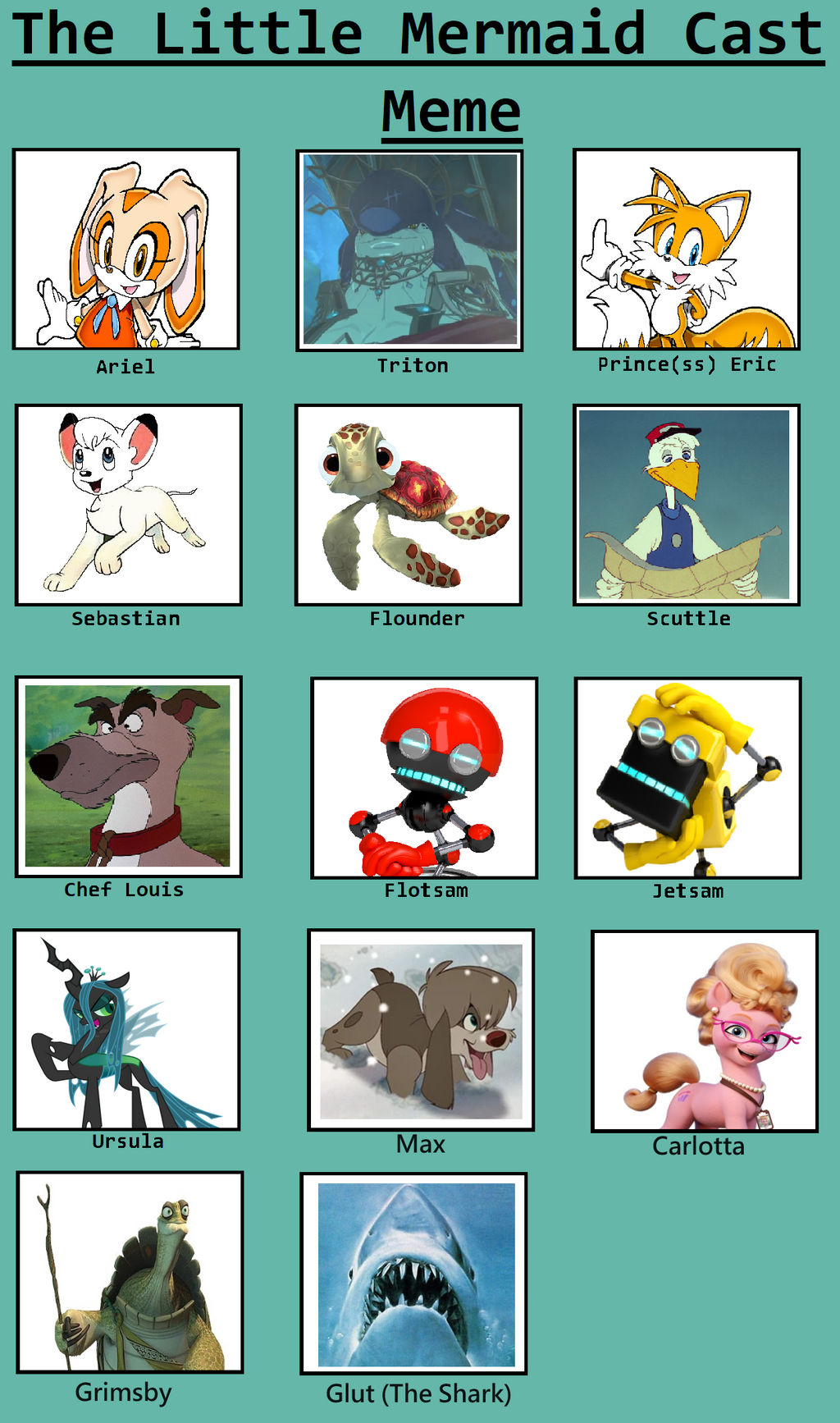 The Little Rabbit Princess Cast Meme by nintendofanatic2001 on DeviantArt