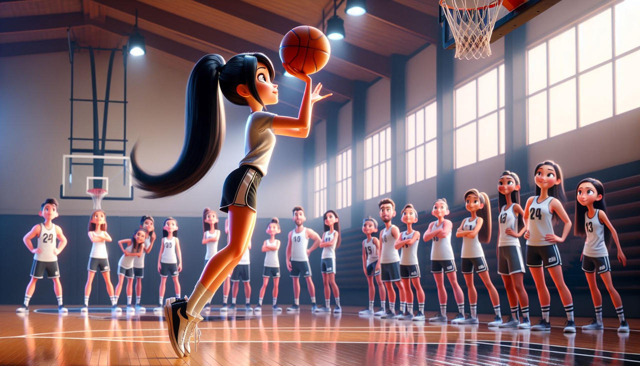 Basketball Girl 007 by scriptboy on DeviantArt