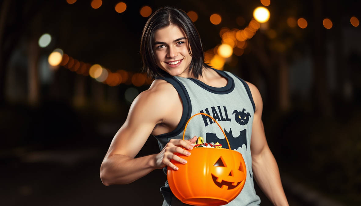 Script Boy Deviantart 261003 DU Muscle Trick-Or-Treater 165 by scriptboy on DeviantArt