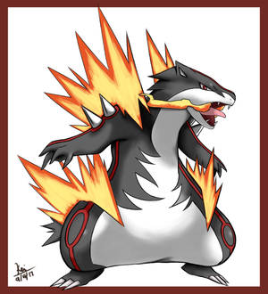 Mega Typhlosion X (22nd work)