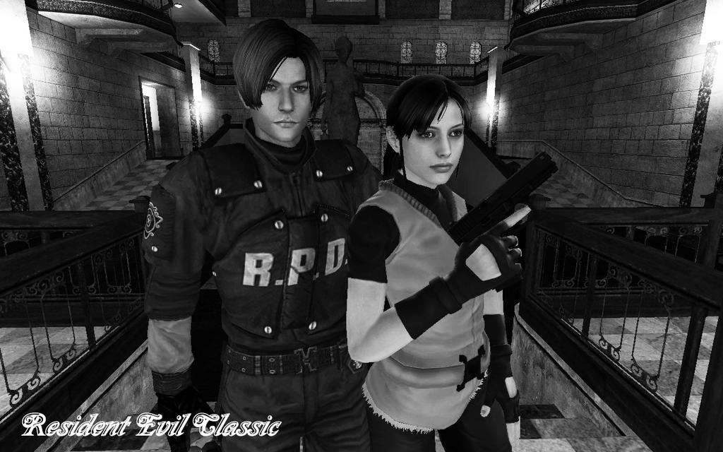 leon s. kennedy, claire redfield, and mr. x (resident evil and 3 more)  drawn by wenny02