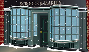 Scrooge and Marley Storefront