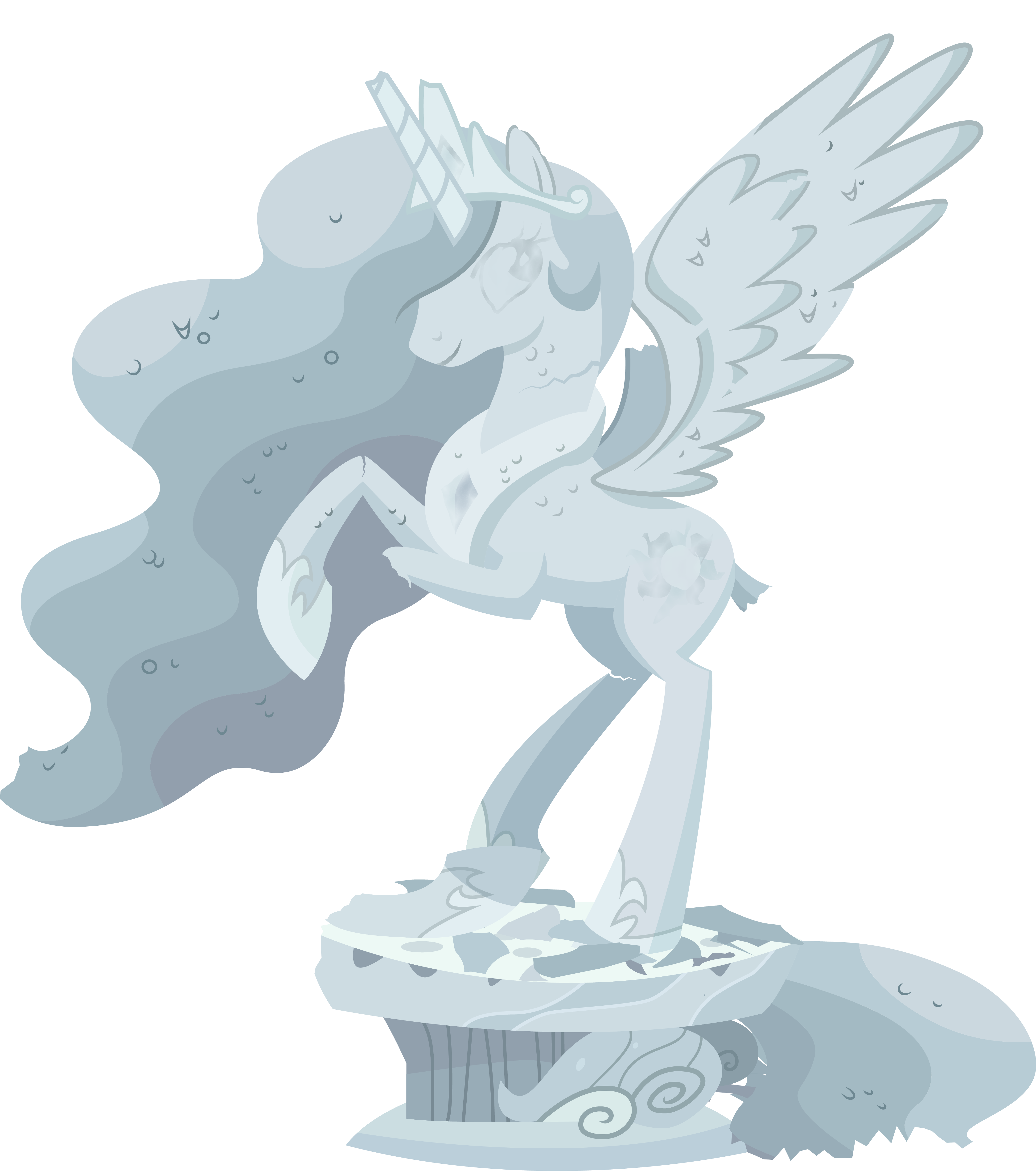 Celestia Statue (crumbling)