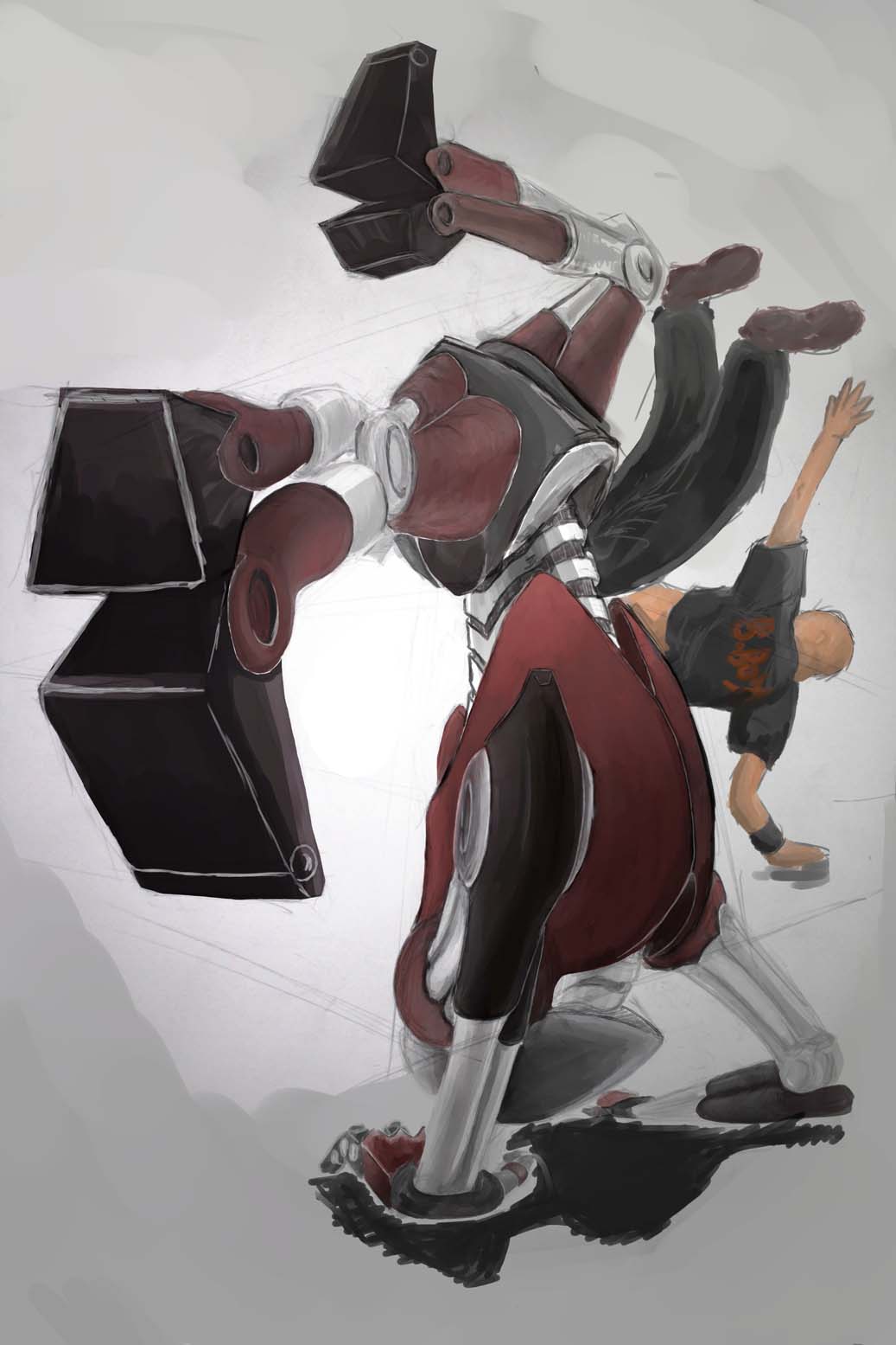 Tap Dancing Rbot Deviantart Robots Dance Too by maxxmillianzXR2 on DeviantArt