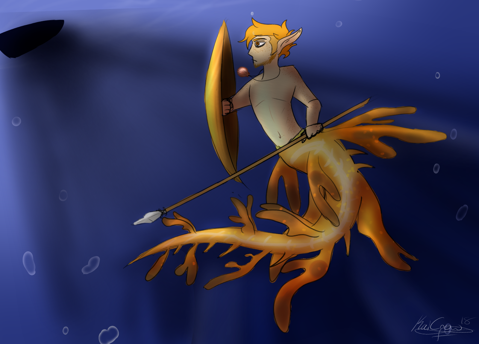 Merman Leafy Sea Dragon By Notmerdoc On Deviantart
