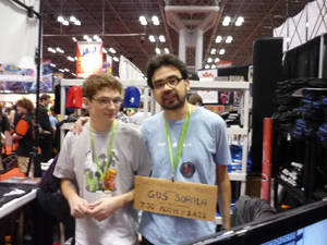 Gus and Micheal from Rooster Teeth