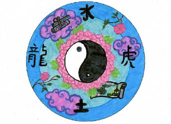 Chinese Mandala Circle