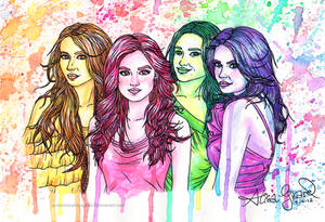 Pretty Little Liars in watercolor by OdieFarber