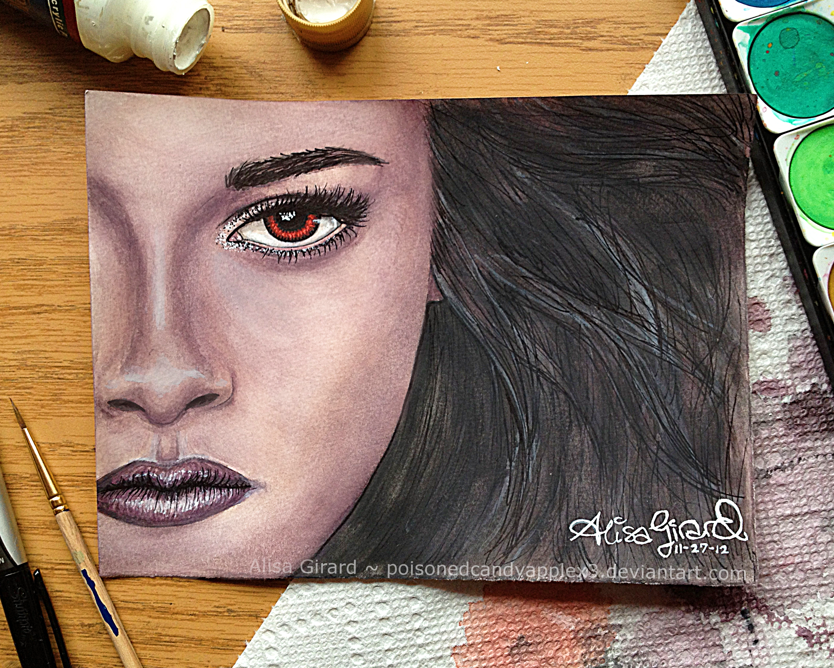 Watercolor: Breaking Dawn Part 2: Bella