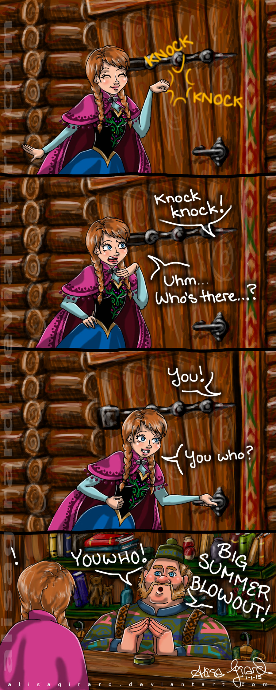 Frozen: Knock knock joke