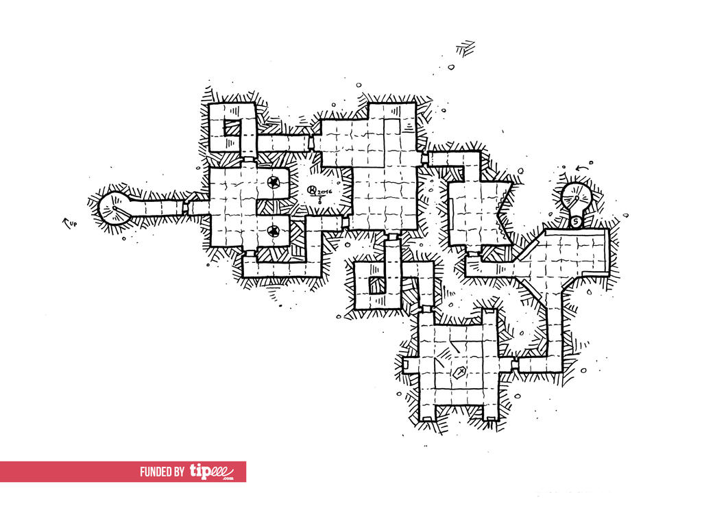 5 Room Modules For Modular Dungeon By Kosmic Dungeon On