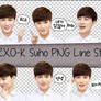 EXO-K Suho PNG Line Sticker