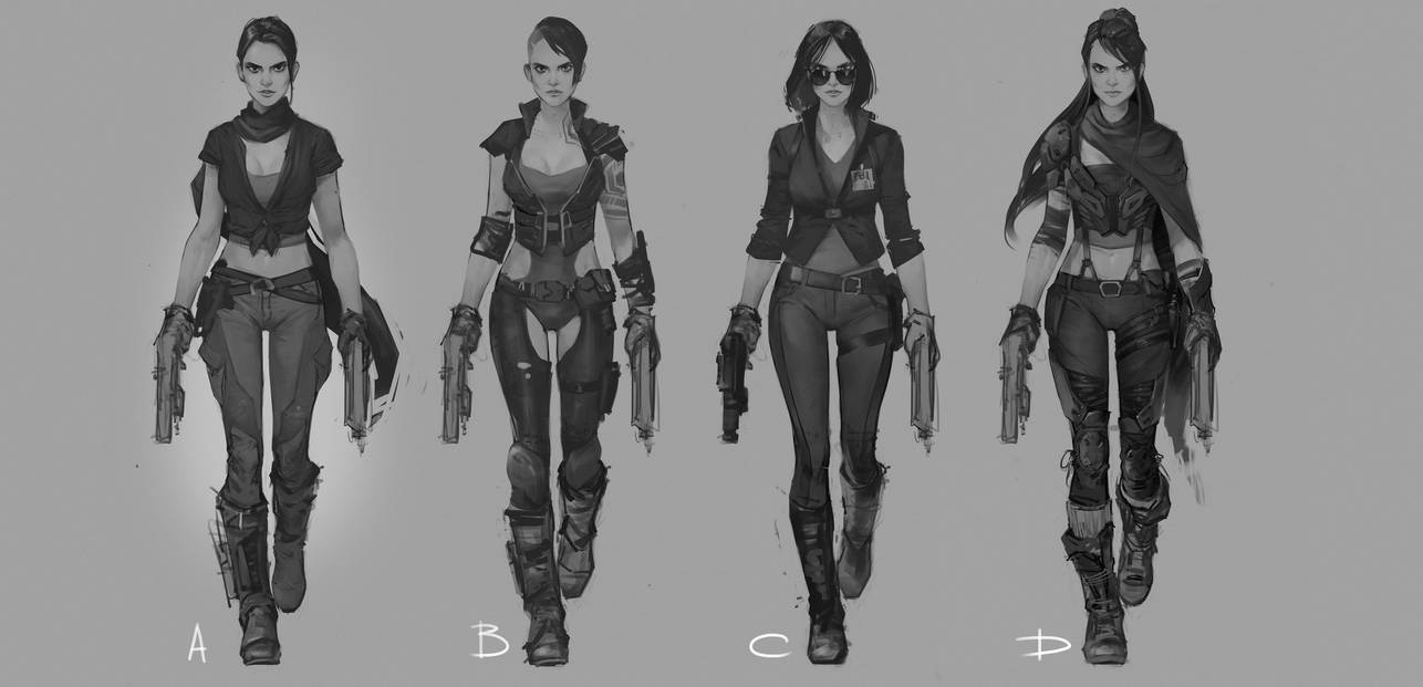 Rough character concept by Denstarsk8 on DeviantArt