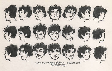Head study schematics