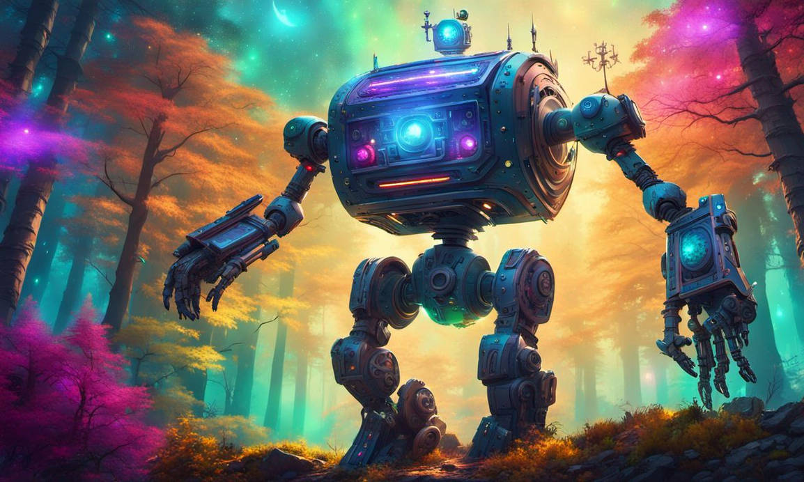 Ancient Mechanical Robot by fanggu on DeviantArt