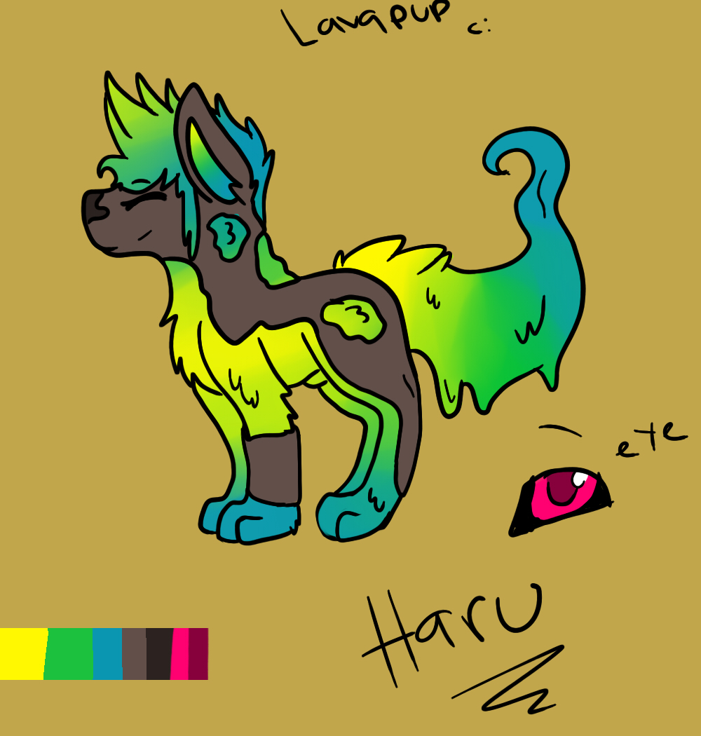 .: Haru The Lava Pup:.