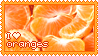 I Love Oranges Logo (Stamp)