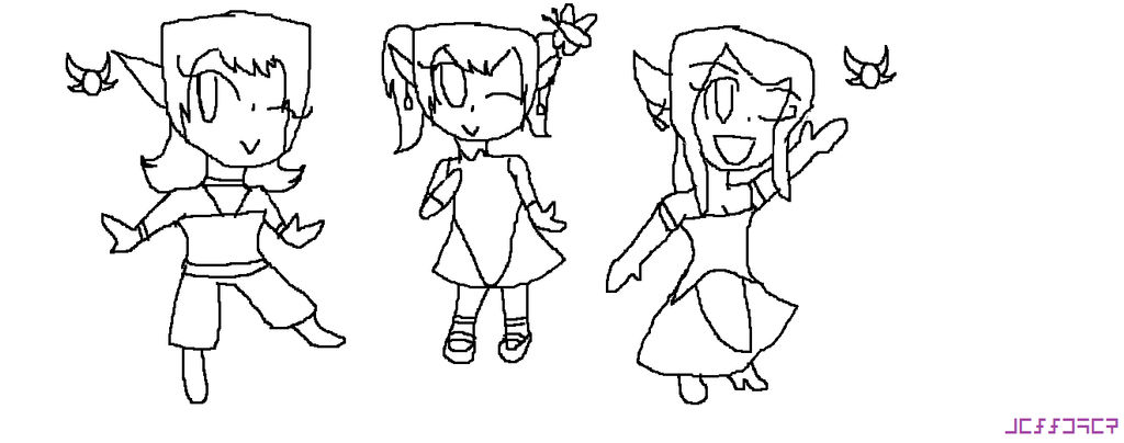 The 3 True Beautys Of Twlight Princess( Non Color