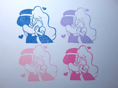 Ruby and Sapphire - Steven Universe - Stamp