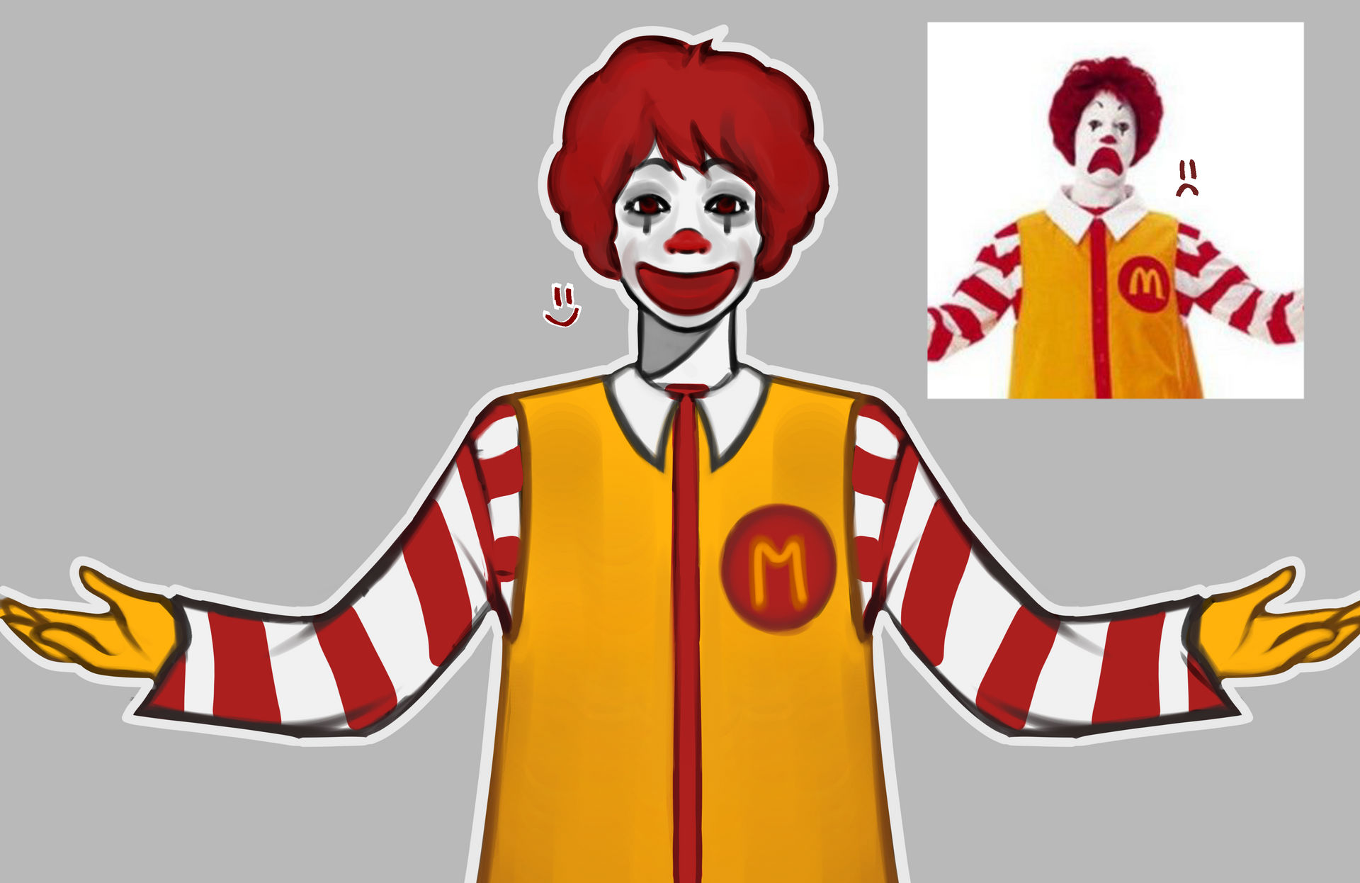 Deviantart Ronald Ronald McDonald)) by kriscake0 on DeviantArt