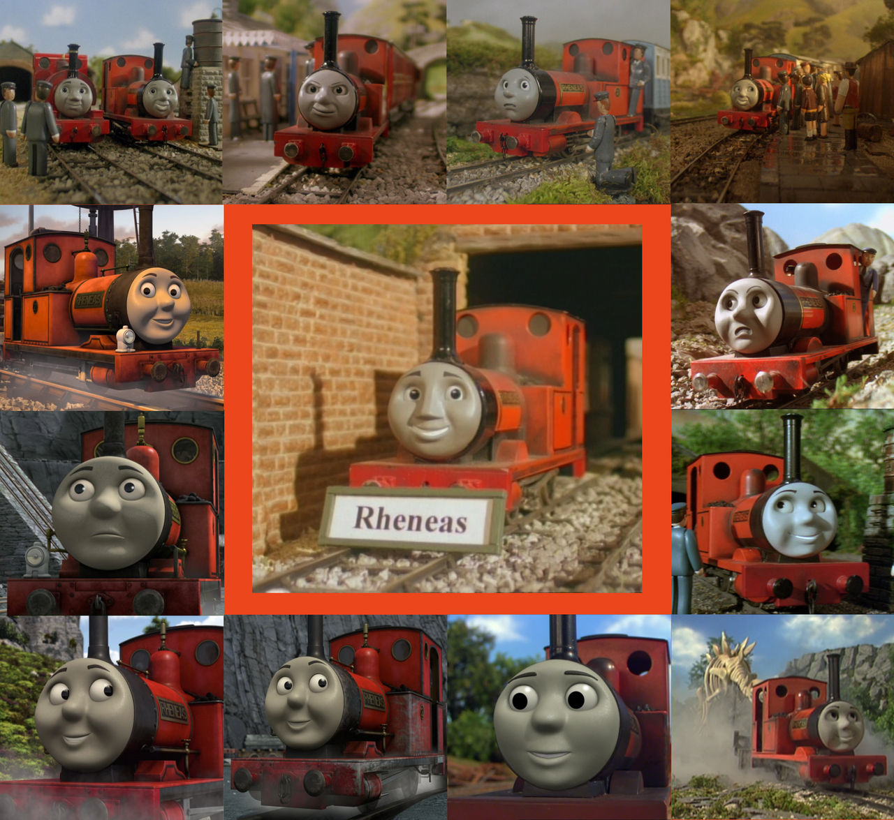 Rheneas The Gallant Old Engine Collage by RanksandStuff on DeviantArt