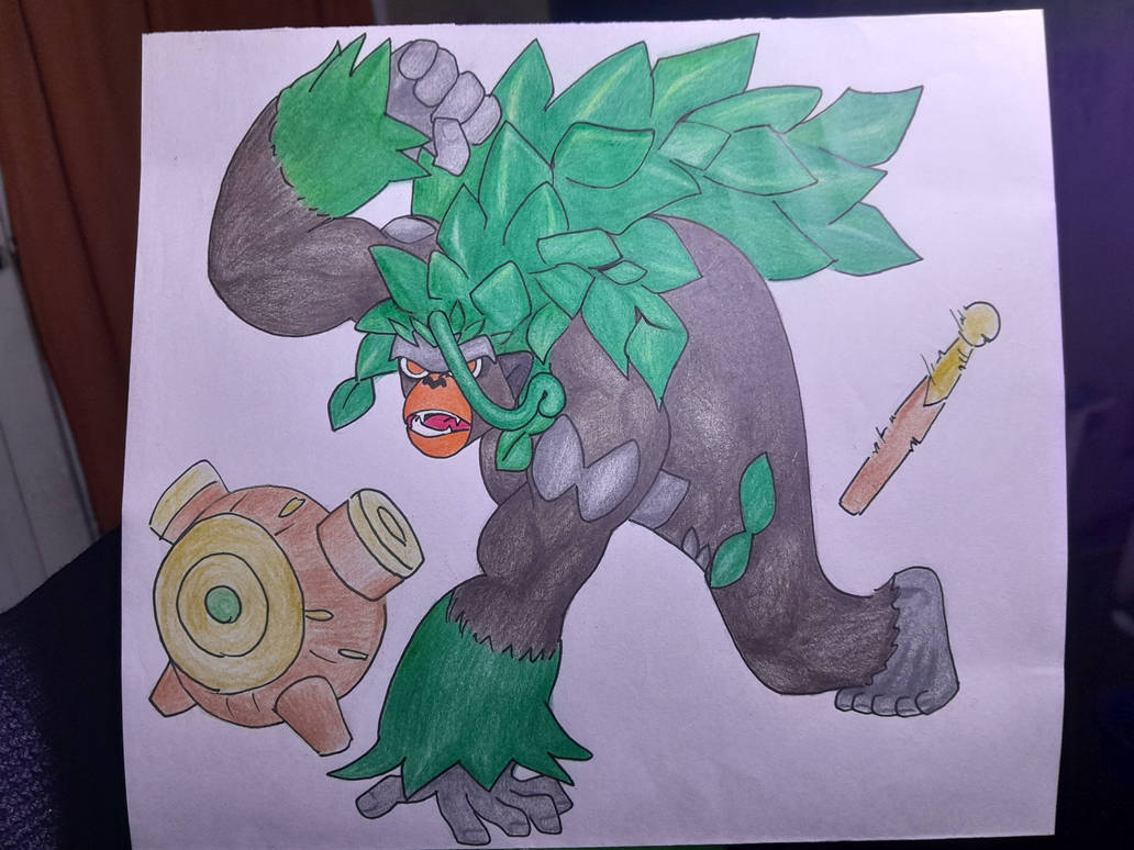 Pokemon Rillaboom Deviantart Rillaboom by joexploud on DeviantArt