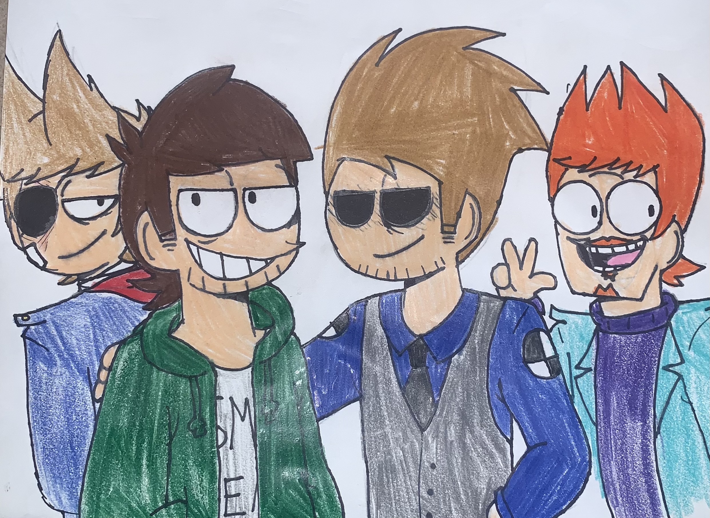 I edited classic Edd, Tom, Matt and Tord into their future versions : r/ Eddsworld