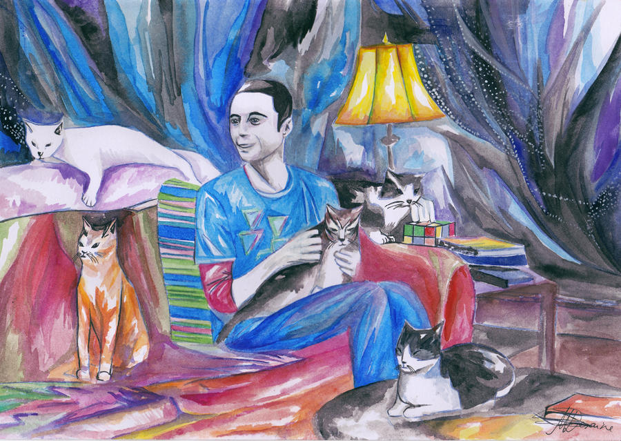 Sheldon and cats