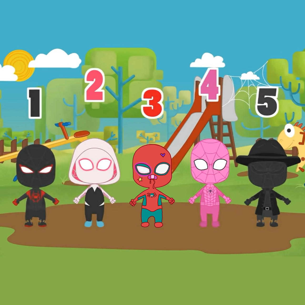 Elsagate Elsagate Spiderman: Counting with Friends by XxBriteCrawlerzxX on ...