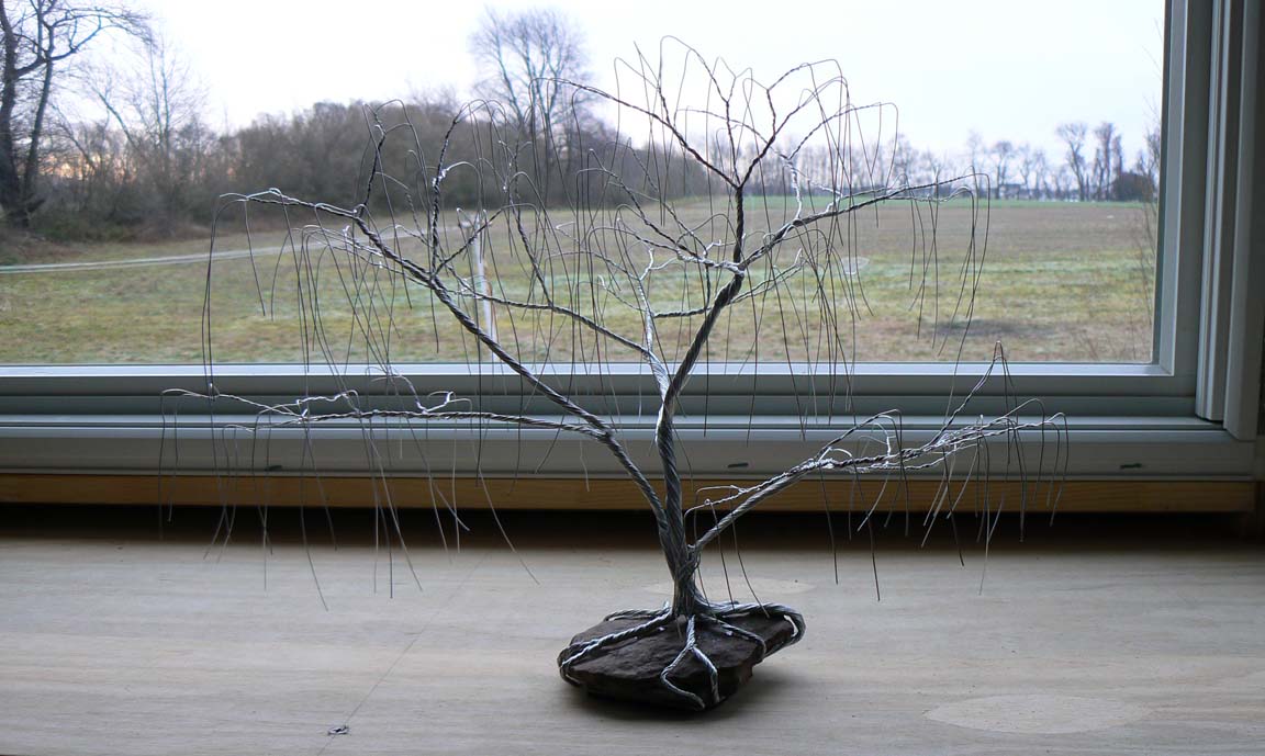 Completed Wire Weeping Willow