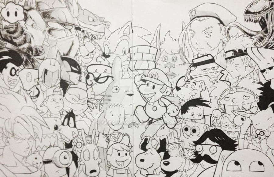 Cartoon Collage by phrance89 on DeviantArt