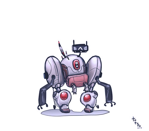 little evil robot