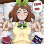 Ochaco Uraraka i love you happy valentine's day