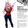 BNHA Info Card Miki Ashido,mina ashido mom