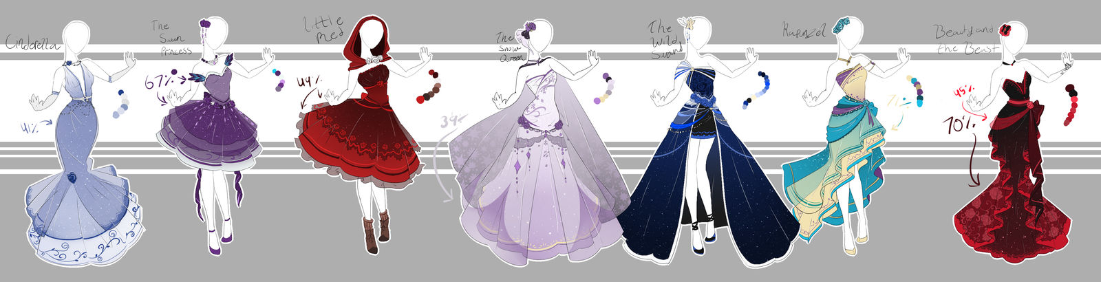 .::Adoptable Collection 1(CLOSED)::. by Scarlett-Knight
