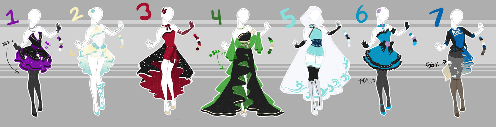 .::Adoptable Collection 15 (CLOSED)::. by Scarlett-Knight