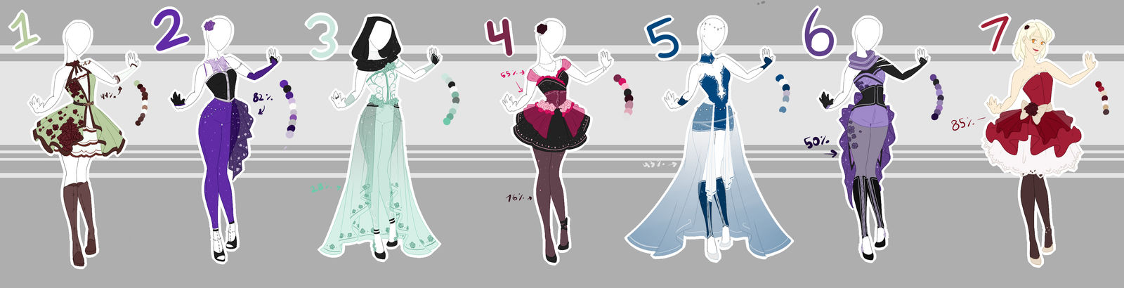 .::Adoptable Collection 18 (CLOSED)::. by Scarlett-Knight
