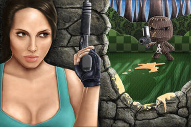 Lara Vs Sackboy