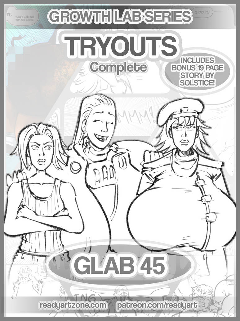 Growth Module Lab Fiction Growth Lab 45 - FREE COMIC!187 pages (BE/GTS) by ReadyArt on DeviantArt