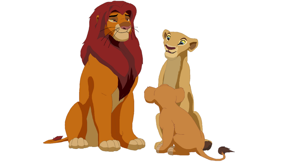 Simba, Nala and Kiara Family Base 'We are family' by GryphonsArt on ...