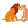 Base Simba with Nala 6 'Lovin' you..'