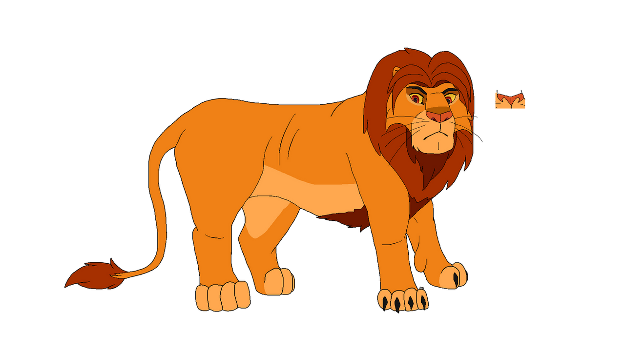Scar's Guard: Base Simba 1 'Here to be grumpy' by GryphonsArt on DeviantArt